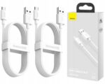 Baseus USB AMicro USB B tipo kabelis 15 m baltas