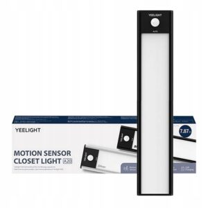 Belaidė Juosta lempute spintai jutiklis Judesio Yeelight juoda 20 Cm belsilt Belaidė Juosta lempute spintai jutiklis Judesio Yeelight juoda 20 Cm