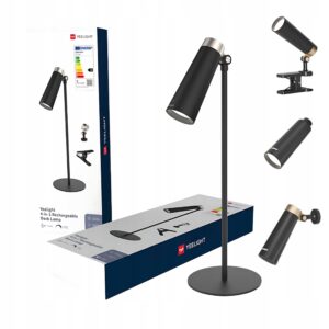 Belaidė stalinė lempa Yeelight 4w1 USB C Segtukas laikiklis ant Magnetas