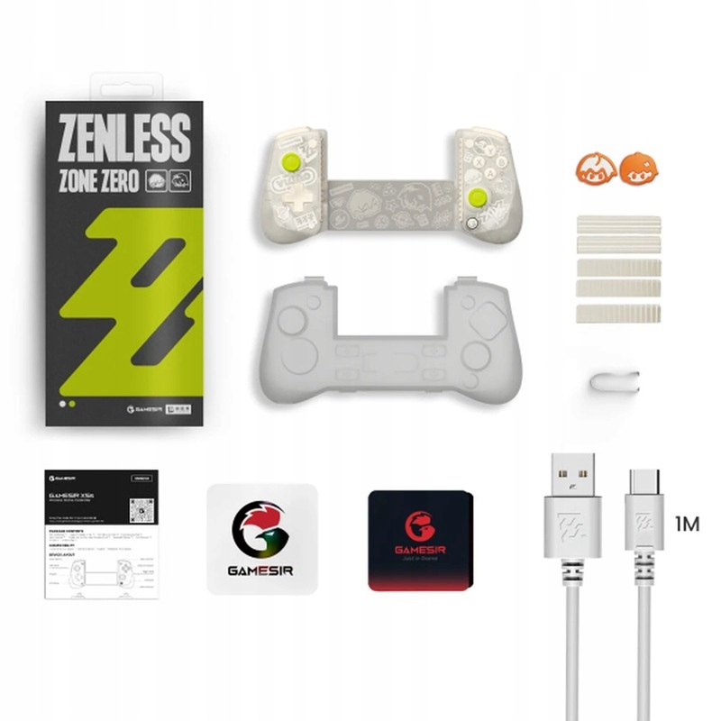 Belaidis valdiklis mobilus GameSir X5s Zzz baltas belsilt Belaidis valdiklis mobilus GameSir X5s Zzz baltas