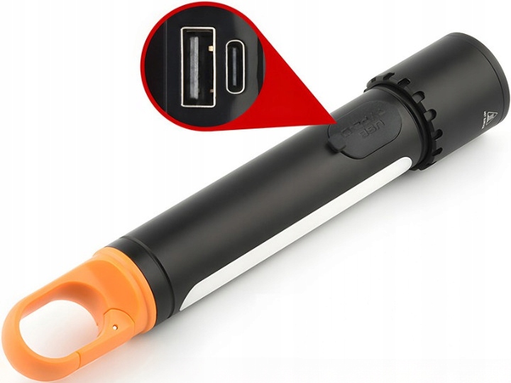 belsiimage2292133 belsilt Žibintuvėlis Liitokala LF X725 1500 lm USB C 21700 akumuliatorius 3500 mAh fokusavimas išorinė baterija