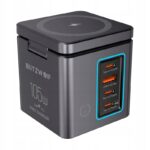 BlitzWolf BW i113 GaN tinklo įkroviklis 3xUSB C 105 W greitas įkrovimas