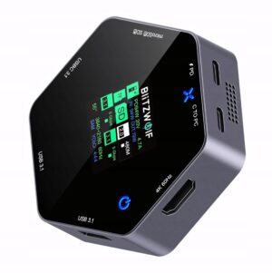 BlitzWolf BWTH16 Įkrovimo stotelė šakotuvas 8w1 USBC PD 100 W HDMI 4K aušinimas belsilt BlitzWolf BW TH16 Įkrovimo stotelė šakotuvas 8w1 USB C PD 100 W HDMI 4K aušinimas