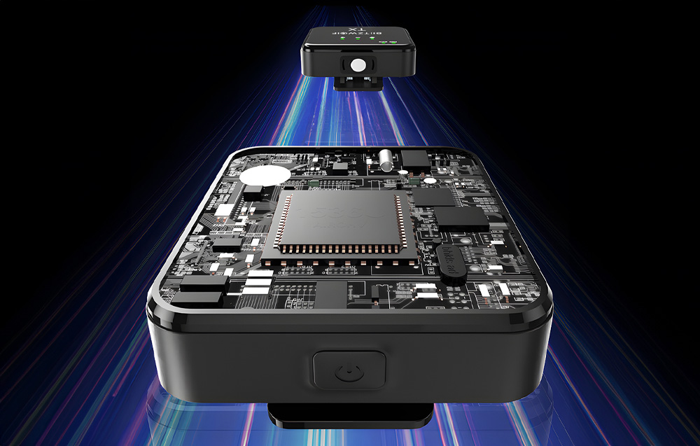 BlitzWolf mikrofonas belaidis Bwsx63 1000mah Perdavimas 24g belsilt BlitzWolf mikrofonas belaidis Bw sx63 1000mah Perdavimas 24g