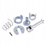 BMW E46 19982005 priekinių durų spynos cilindro remonto komplektas 7 dalys