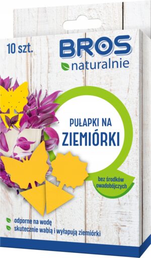 BROS Naturalnie dekoratyvinės gaudyklės nuo dirvos muselių 10 vnt