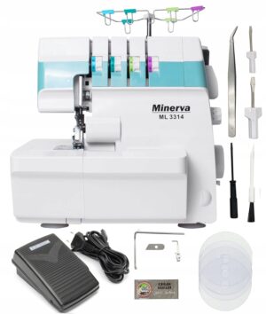 Buitinis keturių siūlų overlokas Minerva ML3314