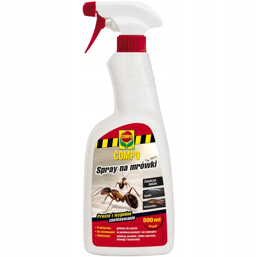 COMPO purškalas nuo cukrinukų, skruzdėlių ir ropojančių vabzdžių, 500 ml