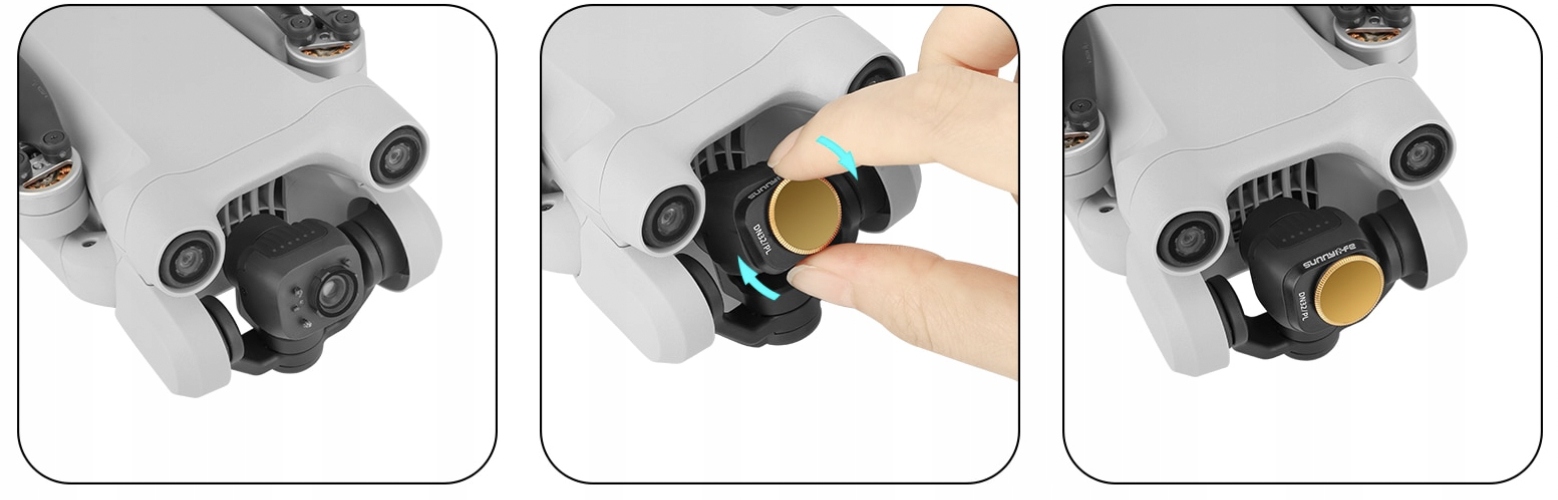 CPL ND8 ir ND16 filtrų rinkinys DJI Mini 3 ir Mini 3 Pro dronui belsilt CPL ND8 ir ND16 filtrų rinkinys DJI Mini 3 ir Mini 3 Pro dronui
