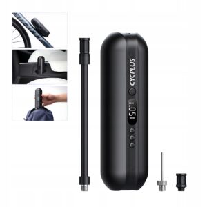 CYCPLUS A2 elektrinė pompa padangoms su Funkcija Išorinės baterijos 2x2600mah