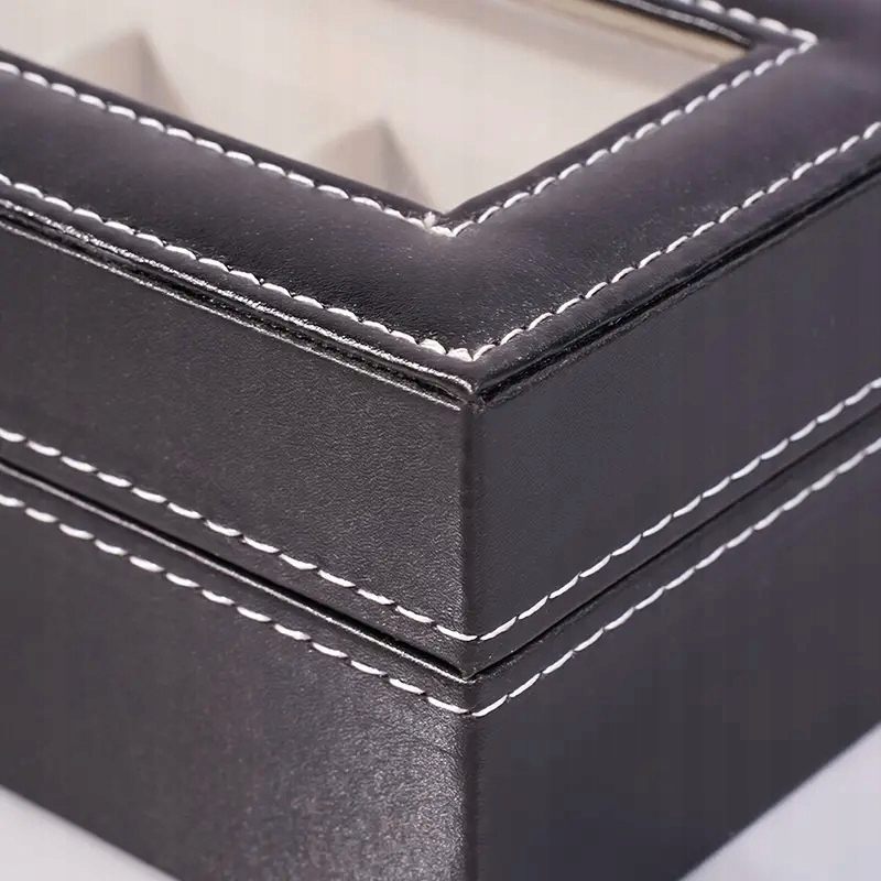 Dikom aksominė laikrodžių dėžutė 6 laikrodžiams su stikliniu dangteliu su užraktu su vieta papuošalams juoda 30 x 12 x 8 cm belsilt Dikom aksominė laikrodžių dėžutė 6 laikrodžiams su stikliniu dangteliu su užraktu su vieta papuošalams juoda 30 x 12 x 8 cm