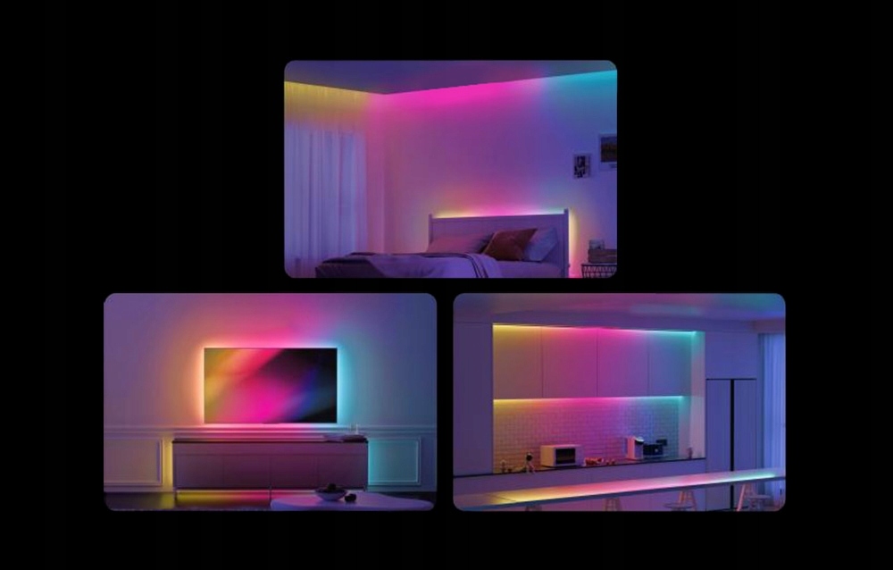 Diržas LED Rgbic Yeelight LED Basic Strip Lights 6m belsilt Diržas LED Rgbic Yeelight LED Basic Strip Lights 6m