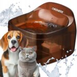 Dogness automatinė 2 l gertuvė-fontanas katėms ir šunims su LED ir filtru, ruda