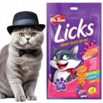 Dr Zoo Licks lašišos kremas katėms, 4 x 15 g