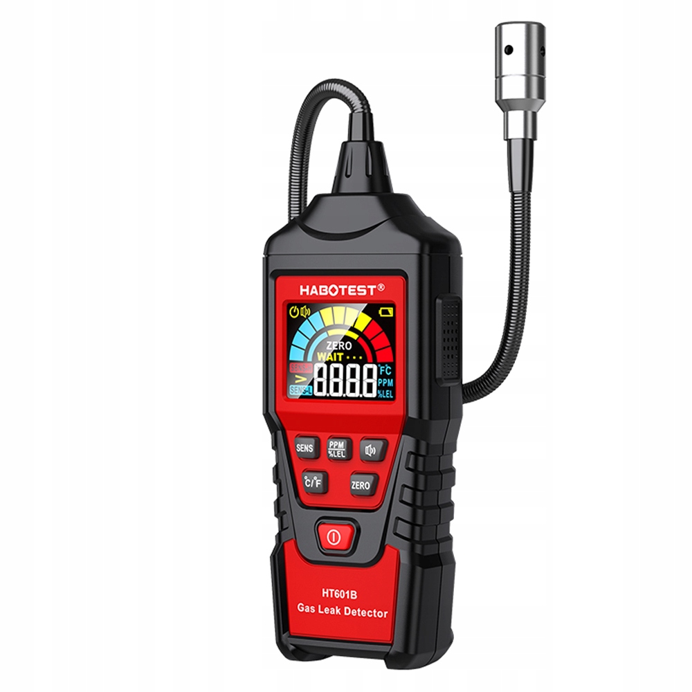 Dujų koncentracijos matuoklis nuotėkio detektorius LCD Ppm Alarm propanas butanas gamtinės dujos
