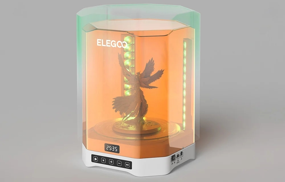 ELEGOO Mercury Plus 30 įrenginys skirta Plovimo ir Džiovinimo Kietinimas belsilt ELEGOO Mercury Plus 30 įrenginys skirta Plovimo ir Džiovinimo Kietinimas