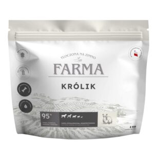 Farma hipoalerginis šaltai spaustas maistas šunims su triušiena 2 kg
