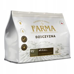 Farma hipoalerginis šaltai spaustas maistas šunims su žvėriena 2 kg