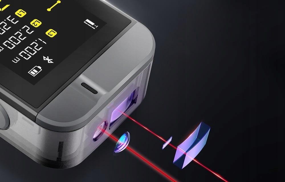 FNIRSI IR40 tolimatis lazerinis 40m matuoklis Bluetooth programėlė belsilt FNIRSI IR40 tolimatis lazerinis 40m matuoklis Bluetooth programėlė