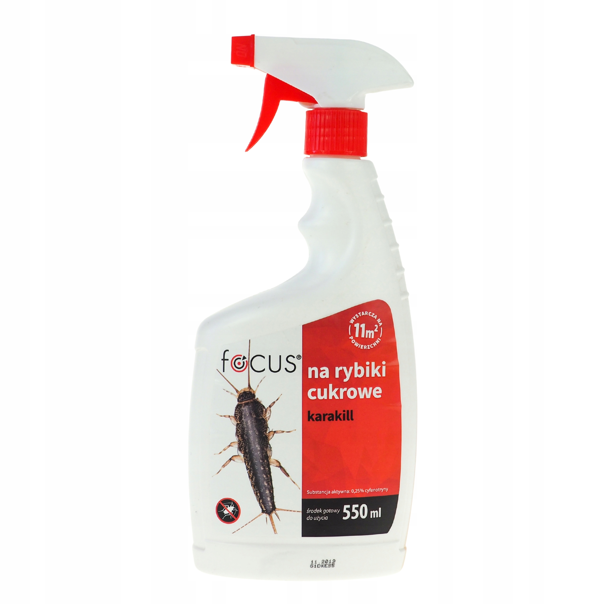 FOCUS Karakill mikrokapsulių purškalas nuo cukrinukų, 550 ml