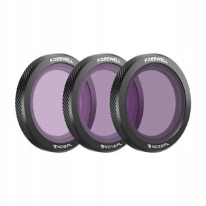 Freewell poliarizaciniai filtrai 3x filtras ND PL 8 / 16 / 32 dronui DJI Neo