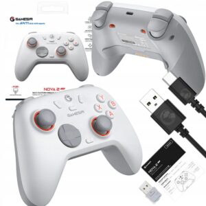 Gamepad Pad belaidis GameSir Nova 2 Lite baltas Android iOS Switch PC