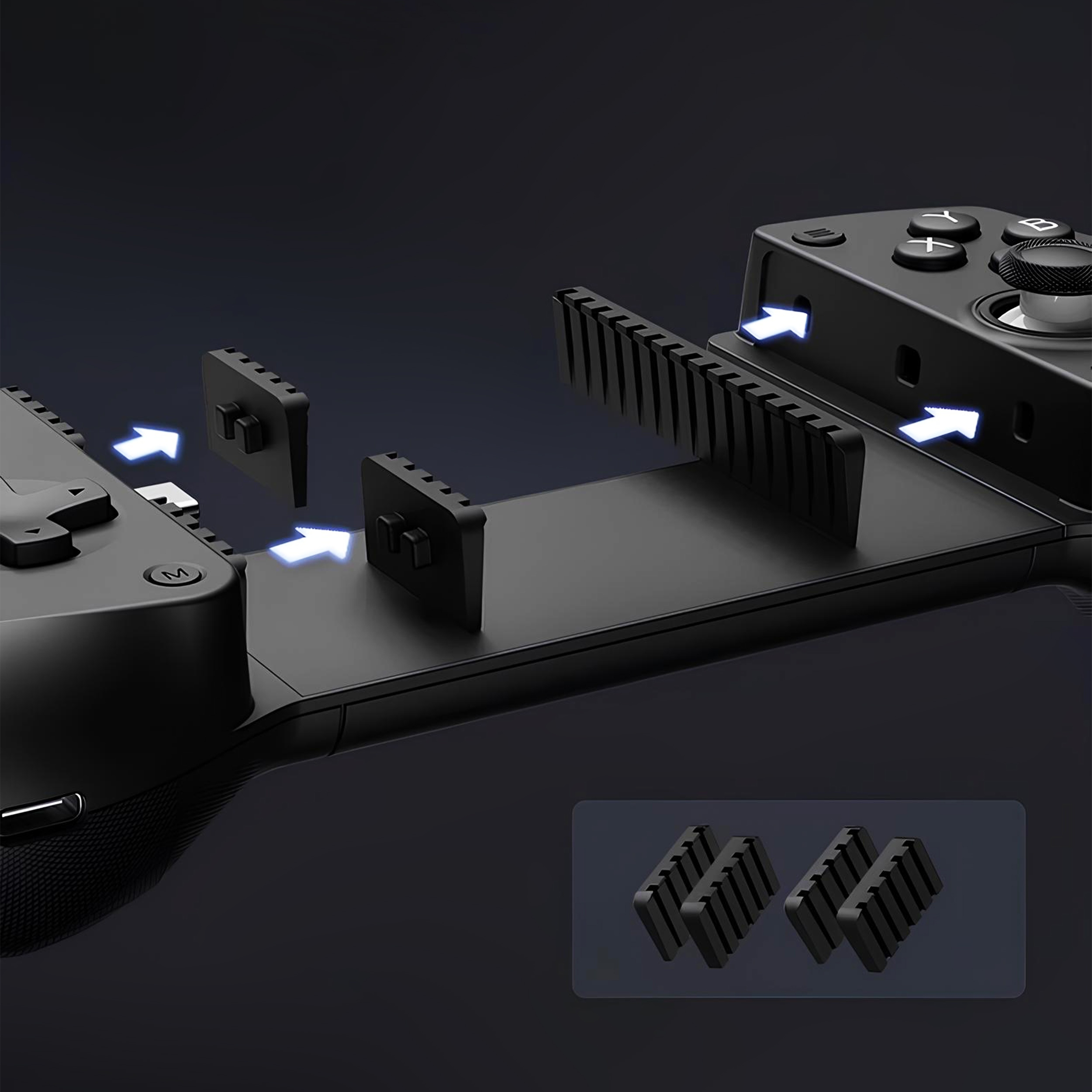 Gamepad valdiklis mobilus GameSir X5 Lite USB-C su laikiklis telefonui