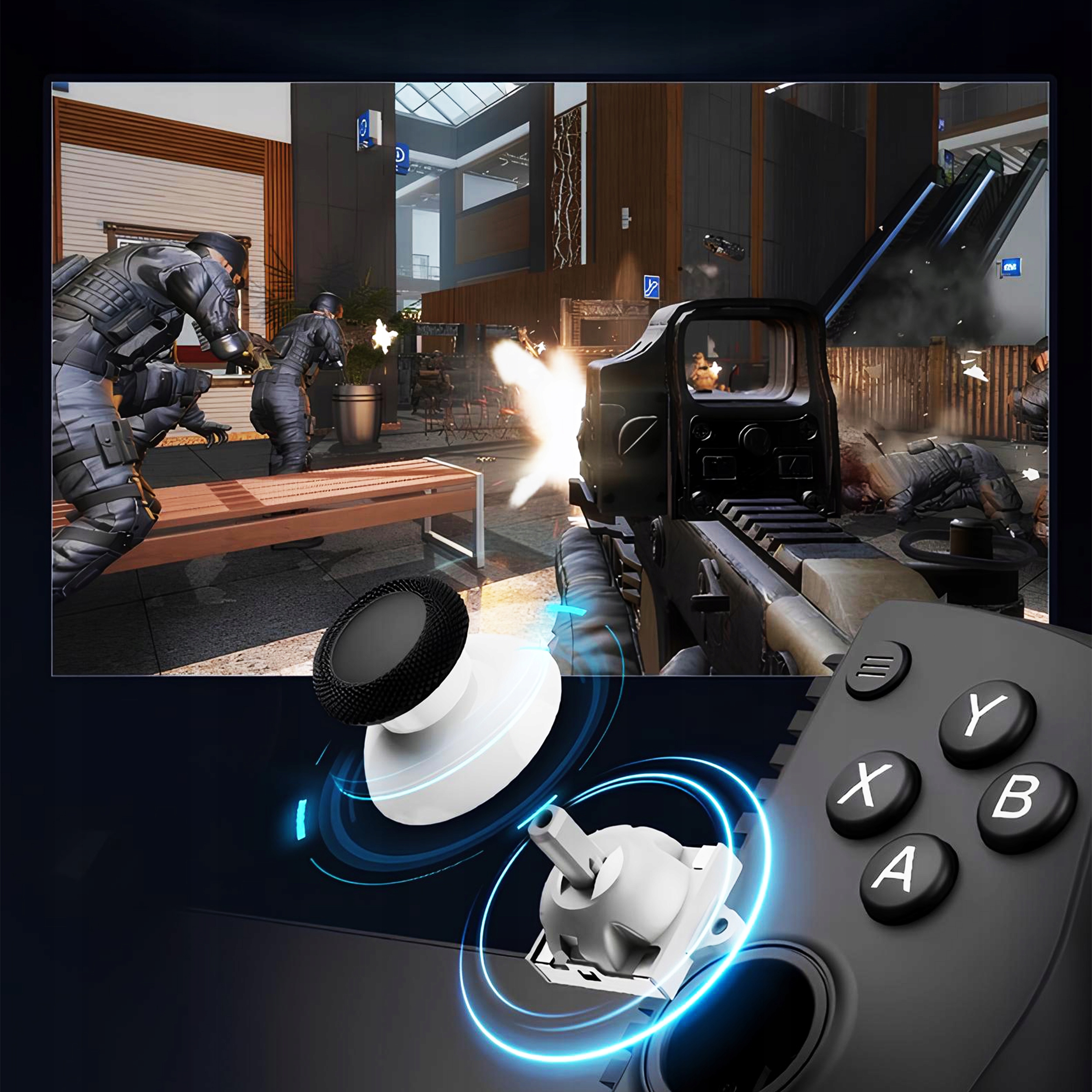 Gamepad valdiklis mobilus GameSir X5 Lite USB-C su laikiklis telefonui