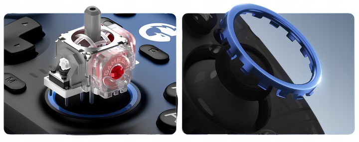 Gamepad valdiklis skirta žaidimų Gamesir Super Nova rožinis PC / iOS / Switch BT USB