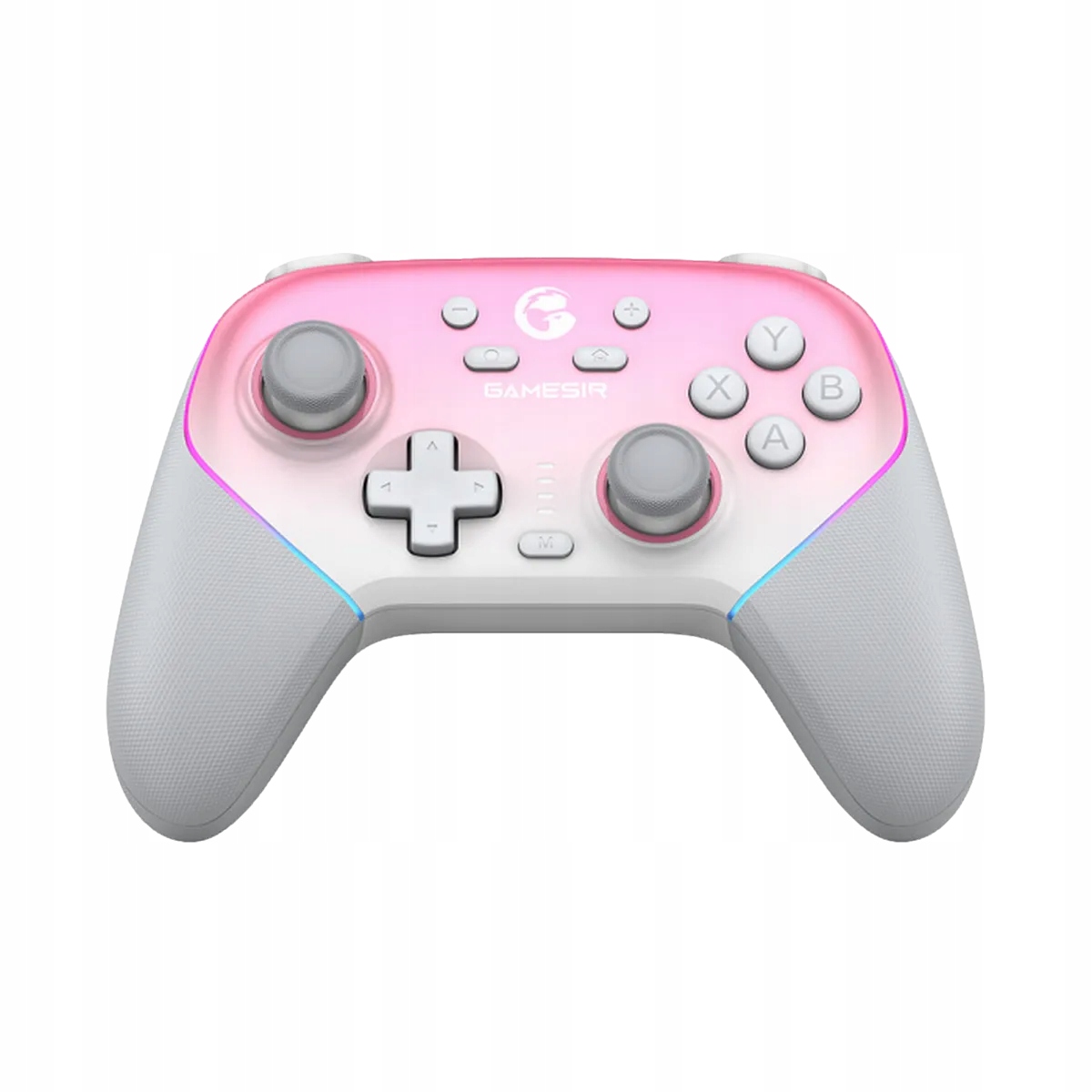 Gamepad valdiklis skirta žaidimų Gamesir Super Nova rožinis PC / iOS / Switch BT USB