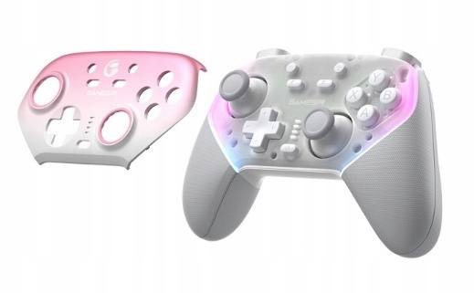 Gamepad valdiklis skirta žaidimų Gamesir Super Nova rožinis PC / iOS / Switch BT USB