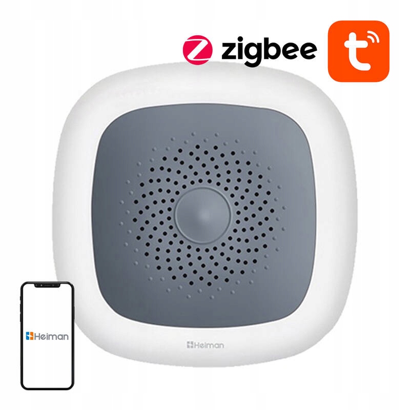 Heiman HS1HT išmanusis jutiklis Temperatūros ir drėgmės Zigbee Tuya