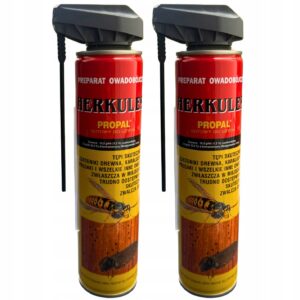 Herkules Propal 2 × 300 ml aerozolių rinkinys nuo kinivarpų su antgaliu
