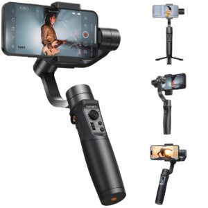 Hohem iSteady Mobile+ 2024 rankinis telefono stabilizatorius juodas