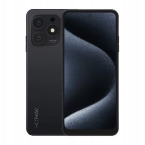 HOTWAV Note 13 max Išmanusis telefonas 68 6+10GB Ram 256GB Android 14 5160mAh juodas