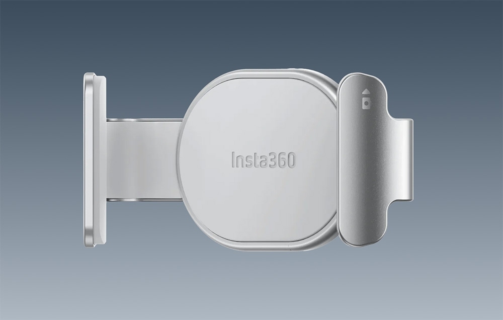 Insta360 Flow 2 Pro magnetinis telefono spaustukas pilkas belsilt Insta360 Flow 2 Pro magnetinis telefono spaustukas pilkas