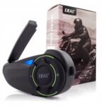 Interkomas motociklo Ejeas Q8 USBC Bluetooth programėlė Radio FM belsilt Interkomas motociklo Ejeas Q8 USB C Bluetooth programėlė Radio FM