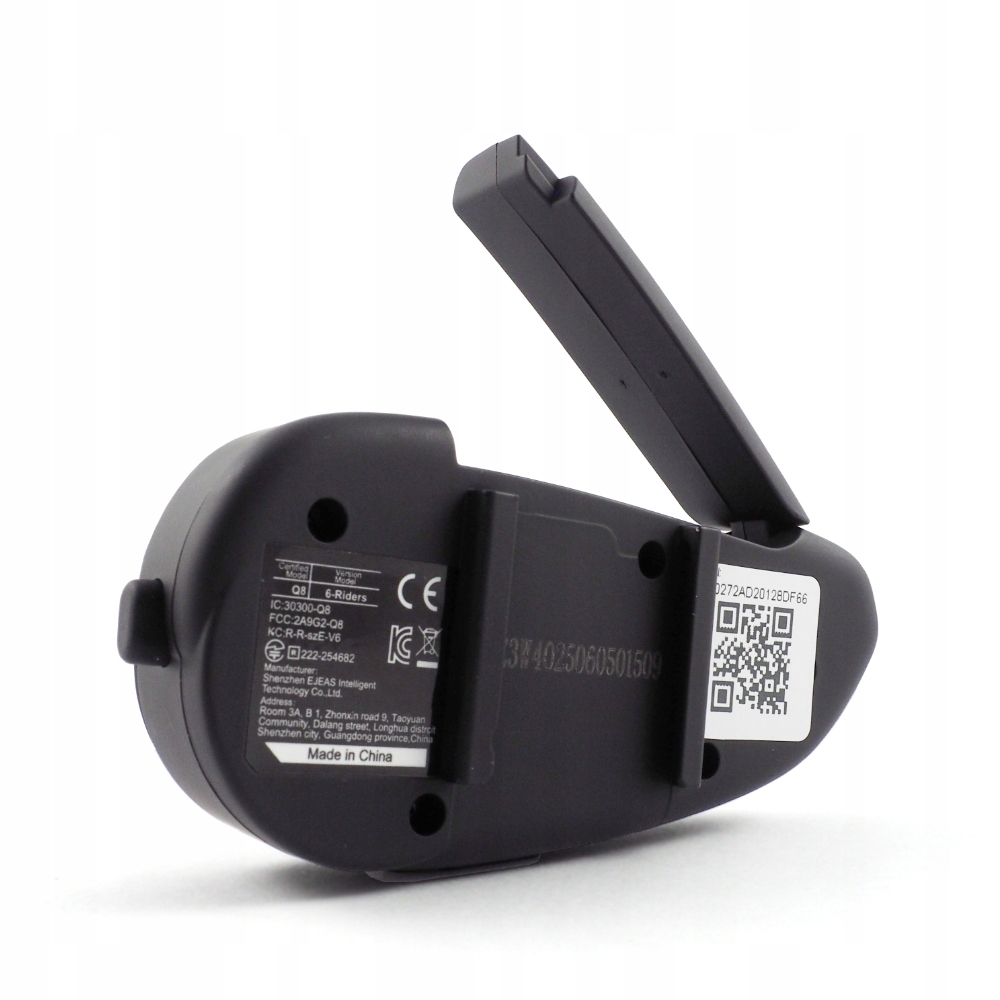 Interkomas motociklo Ejeas Q8 USBC Bluetooth programėlė Radio FM belsilt Interkomas motociklo Ejeas Q8 USB C Bluetooth programėlė Radio FM