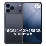 Išmanusis telefonas HOTWAV A17 Pro max 16 GB 256 GB 4G Lte juodas belsilt Išmanusis telefonas HOTWAV A17 Pro max 16 GB 256 GB 4G Lte juodas
