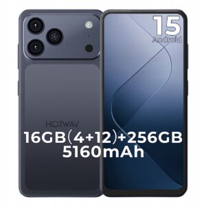Išmanusis telefonas HOTWAV A17 Pro max 16 GB  256 GB 4G Lte juodas