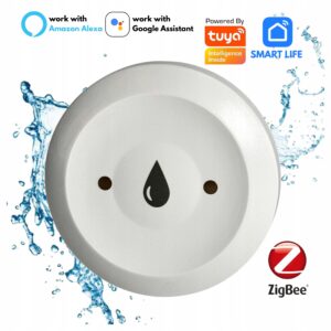 Išmanusis vandens nuotėkio jutiklis BAREX Zigbee 30 Tuya Smart Life belsilt Išmanusis vandens nuotėkio jutiklis BAREX Zigbee 30 Tuya Smart Life
