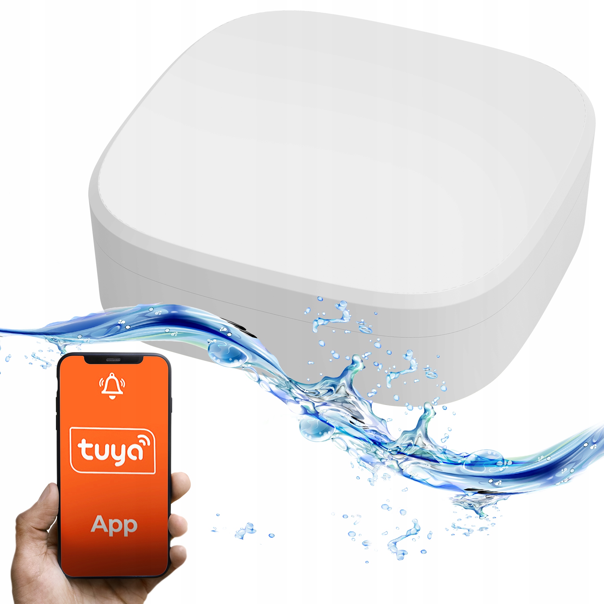 Išmanusis vandens nuotėkio jutiklis Extralink WS01 Zigbee Tuya Smart Life IP66 belsilt Išmanusis vandens nuotėkio jutiklis Extralink WS01 Zigbee Tuya Smart Life IP66