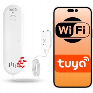 Išmanusis vandens nuotėkio jutiklis Sone WiFi Tuya Smart Life su išoriniu zondu su 80 dB garsiniu signalu belsilt Išmanusis vandens nuotėkio jutiklis Sone Wi Fi Tuya Smart Life su išoriniu zondu su 80 dB garsiniu signalu