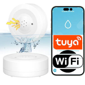 Išmanusis vandens nuotėkio jutiklis WiFi Tuya Smart Life IP55 belsilt Išmanusis vandens nuotėkio jutiklis Wi Fi Tuya Smart Life IP55