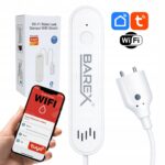 Išmanusis vandens nuotėkio jutiklis WiFi Tuya Smart Life su 80 dB garsiniu signalu virtuvės bei vonios apsaugai belsilt Išmanusis vandens nuotėkio jutiklis Wi Fi Tuya Smart Life su 80 dB garsiniu signalu virtuvės bei vonios apsaugai