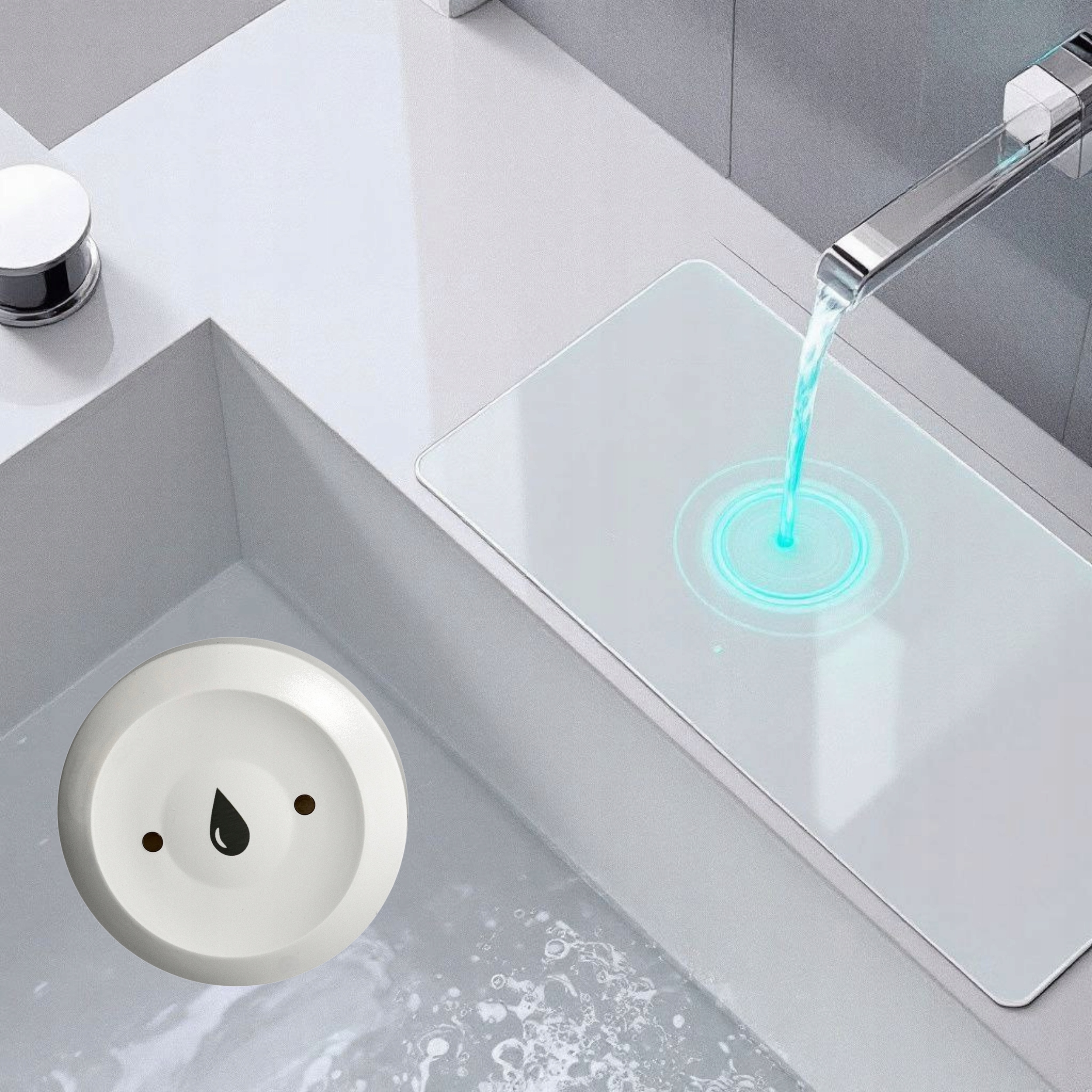 Išmanusis vandens nuotėkio jutiklis Zigbee 30 Tuya Smart Life reikalingas valdymo centras belsilt Išmanusis vandens nuotėkio jutiklis Zigbee 30 Tuya Smart Life reikalingas valdymo centras