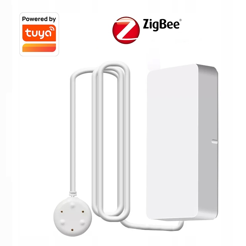 Išmanusis vandens nuotėkio jutiklis Zigbee Tuya Smart Life su išoriniu zondu belsilt Išmanusis vandens nuotėkio jutiklis Zigbee Tuya Smart Life su išoriniu zondu