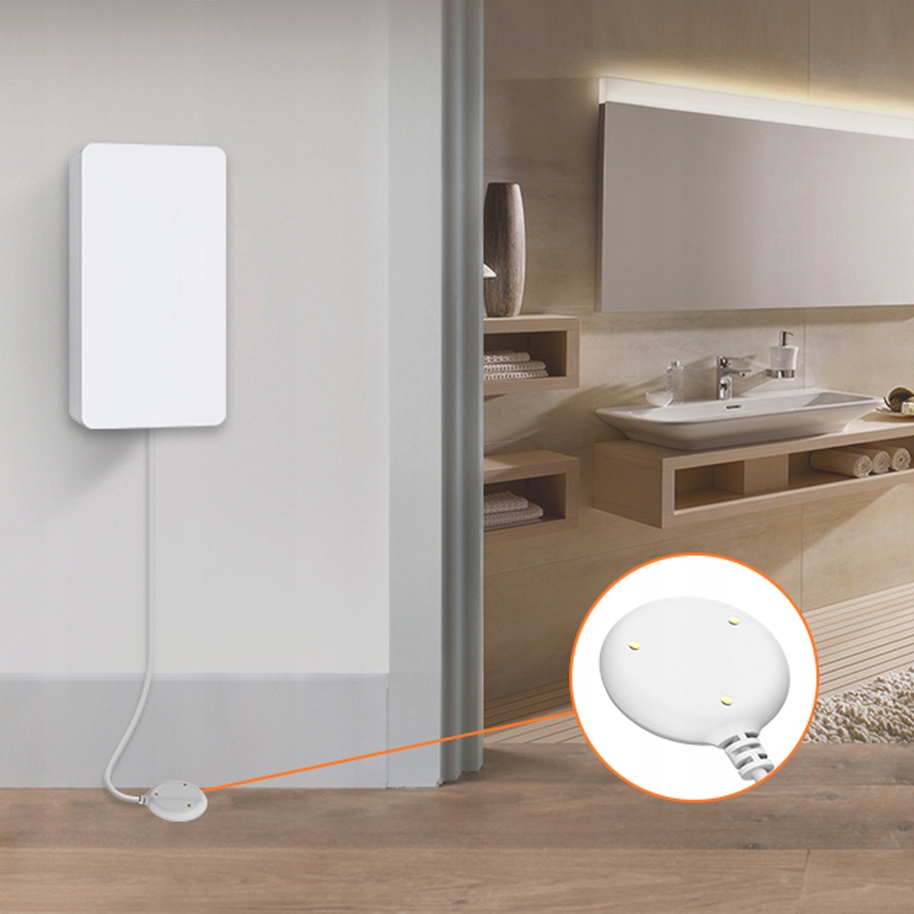 Išmanusis vandens nuotėkio jutiklis Zigbee Tuya Smart Life su išoriniu zondu belsilt Išmanusis vandens nuotėkio jutiklis Zigbee Tuya Smart Life su išoriniu zondu