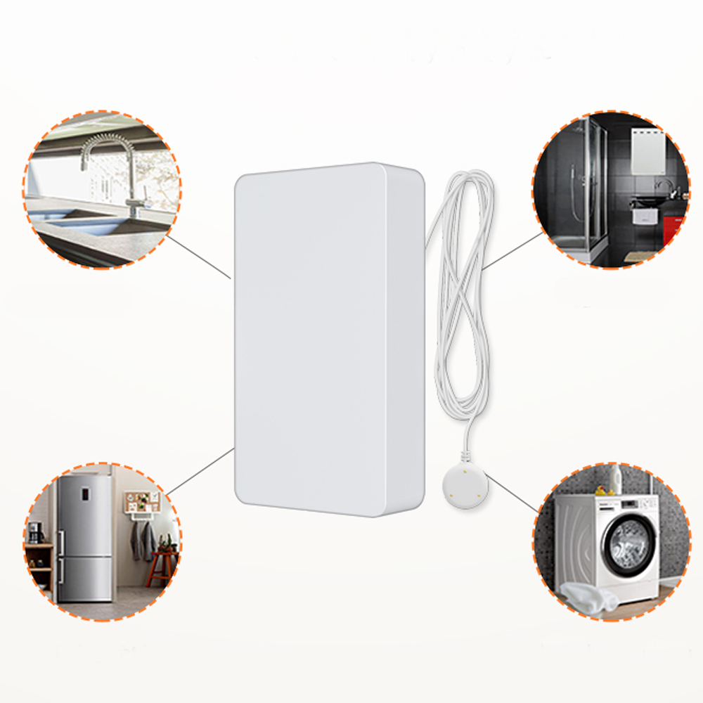 Išmanusis vandens nuotėkio jutiklis Zigbee Tuya Smart Life su išoriniu zondu belsilt Išmanusis vandens nuotėkio jutiklis Zigbee Tuya Smart Life su išoriniu zondu