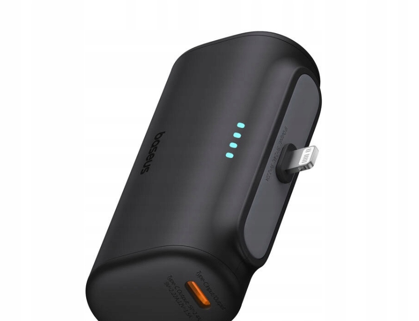 Išorinė baterija Baseus Compact 5000mAh 20 W Lightning juodas belsilt Išorinė baterija Baseus Compact 5000mAh 20 W Lightning juodas